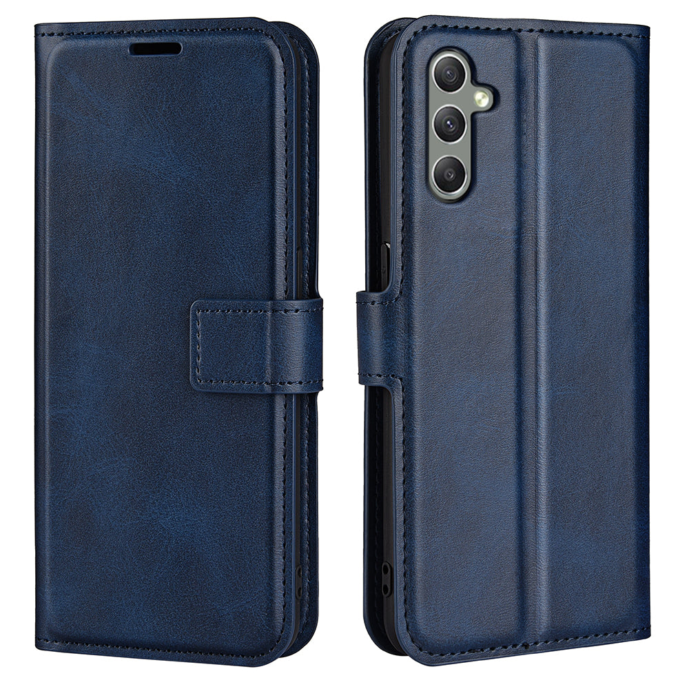 Til Samsung Galaxy A24 4G læderpung mobiltaske Calf Texture Firkantet lås Flip Stand Cover Til Samsung Galaxy A24 4G læderpung mobiltaske Calf Texture Firkantet lås Flip Stand Cover